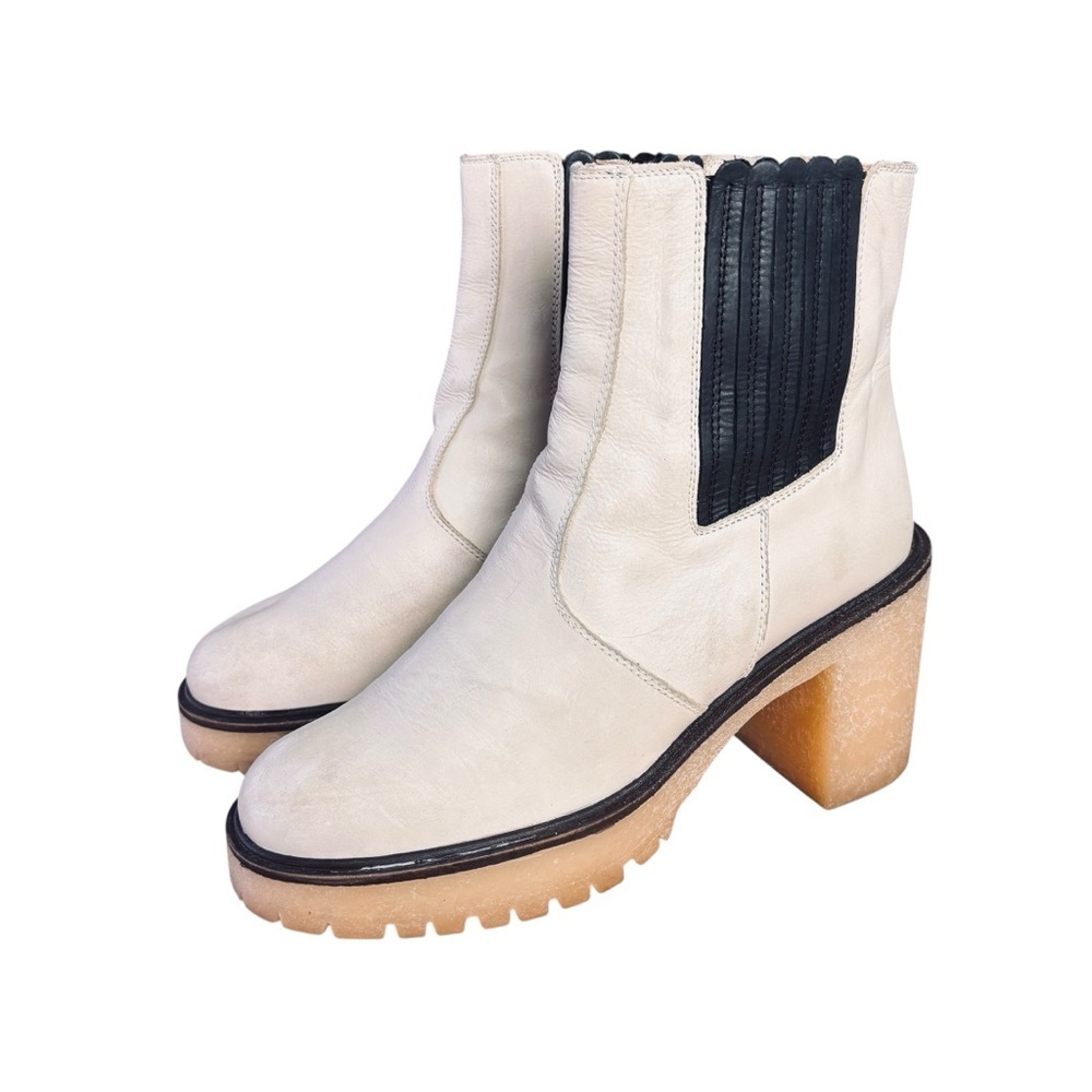 Free People James Ivory Leather Chelsea Boots – Women’s Sz EU 40 (US 9–9.5)